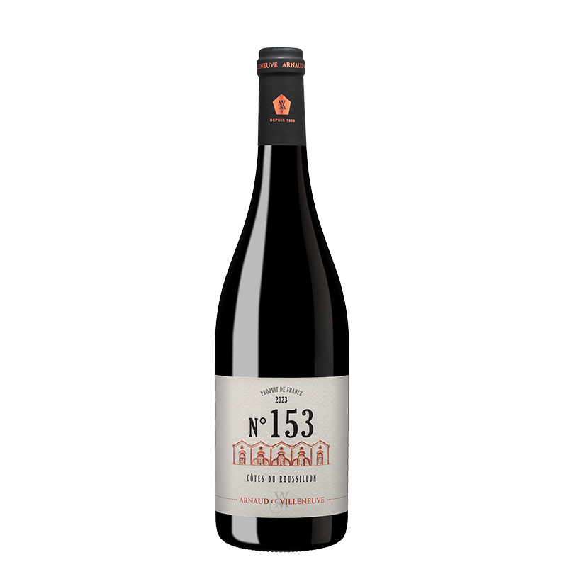 N°153 rouge 2023 - Côtes du Roussillon - Arnaud de Villeneuve